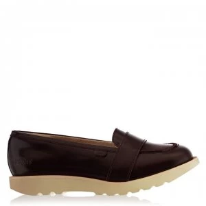 Image of Kickers Lite Loafers Ladies - Dk Burgundy