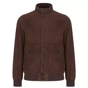 Image of Paul And Shark Aqua Bomber Jacket - Brown