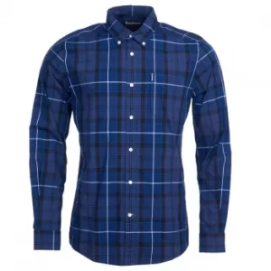 Image of Barbour Mens Sandwood Shirt Inky Blue XXL