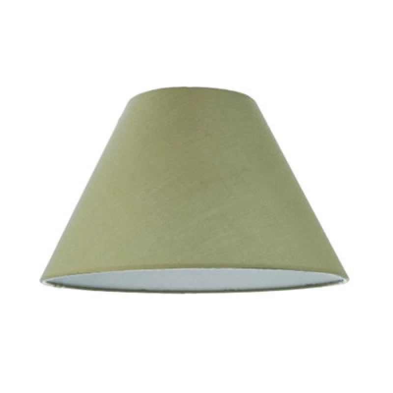 Image of Happy Homewares 10" Olive Green Cotton Coolie Lampshade For Table Lamp Or Pendant