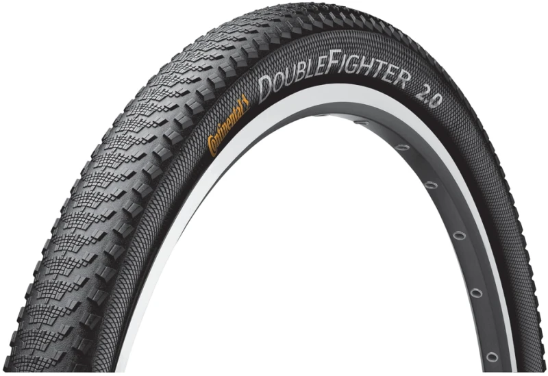 Image of Continental Double Fighter III Tyre Wire Bead 20 x 1.75 Black