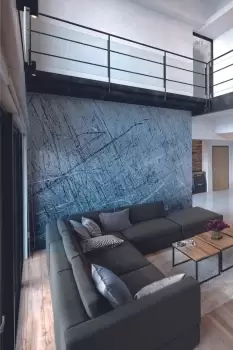 Image of Scratched Metal Grey Matt Smooth Paste the Wall Mural 350cm wide x 280cm high