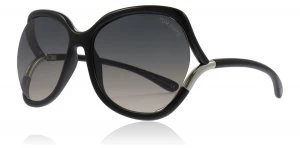 Image of Tom Ford Anouk Sunglasses Shiny Black 01B 60mm