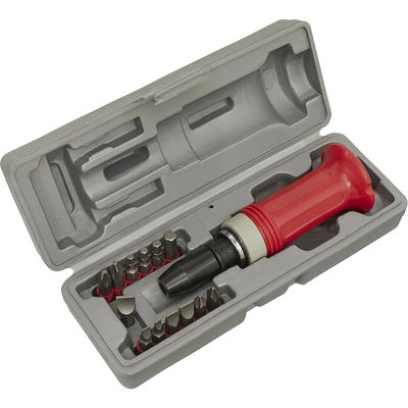 Image of Loops 15 PACK Heavy Duty Impact Driver Set - Manual Tight Screw Remover Hammer Strike Multi