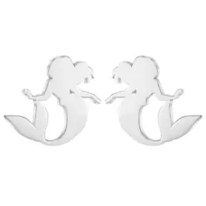 Image of Disney Princess Mermaid Sterling Silver Stud Earrings E901882SL