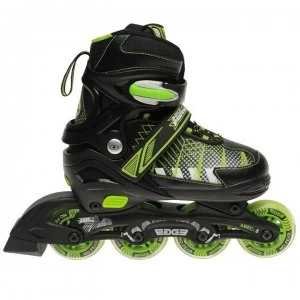 Image of No Fear Edge Junior Skates - Black/Green