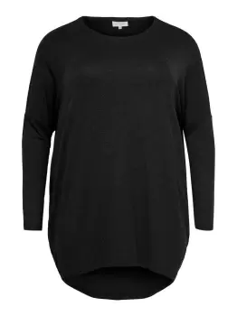 Image of ONLY Curvy Long Top Women Black
