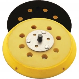 Image of Flexipad DA Super Pad 125mm Velcro 8 Hole 5/16 Unf 125mm