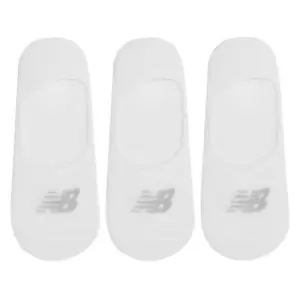 Image of New Balance 3 Pack Trainer Liner Socks - White
