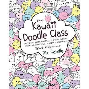 Image of Mini Kawaii Doodle Class Sketching Super-Cute Tacos, Sushi Clouds, Flowers, Monsters, Cosmetics, and More Paperback /...