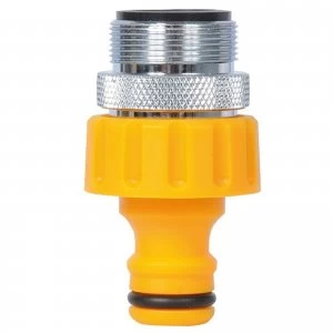 Image of Hozelock Aerator Head M24 Male Threaded Tap Hose Pipe Connector 24mm