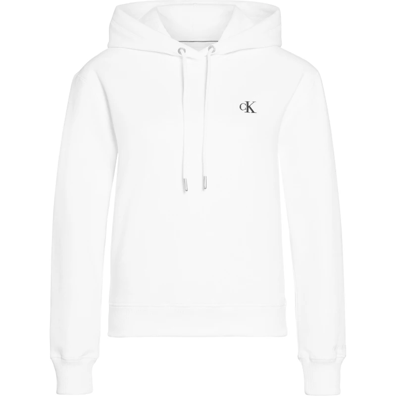 Image of Calvin Klein Jeans Calvin Klein Embroidery Hoodie - White White 12