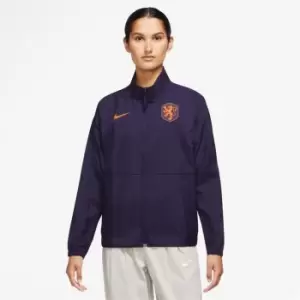 Image of Nike Netherlands Anthem Jacket 2023 Womens - Blue
