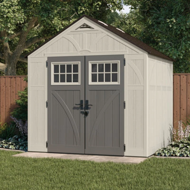 Image of Suncast Tremont Shed 8x7, Cream BMS8700