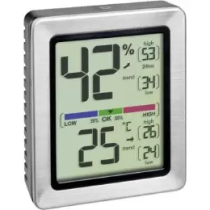 Image of TFA Dostmann EXACTO Thermo-hygrometer Silver