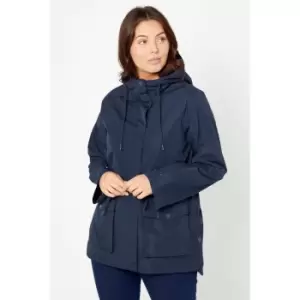 Image of Regatta Birdie Waterproof Hooded Navy Jacket