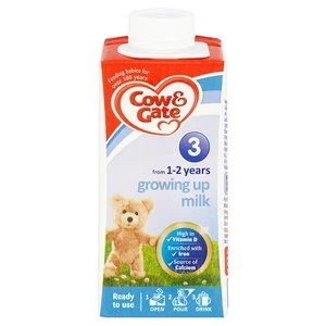 Image of Cow and Gate 3 Growing Up Milk Ready to Feed 200ml