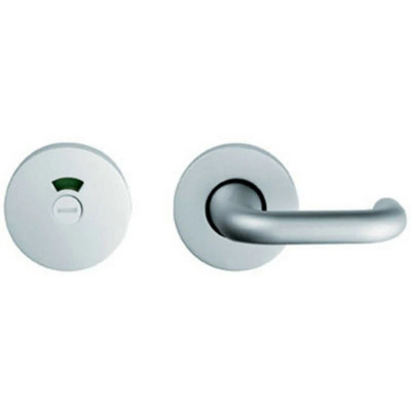 Image of Loops Disabled Lock And Release Handle With Indicator Satin Anodised Aluminium Multi unisex