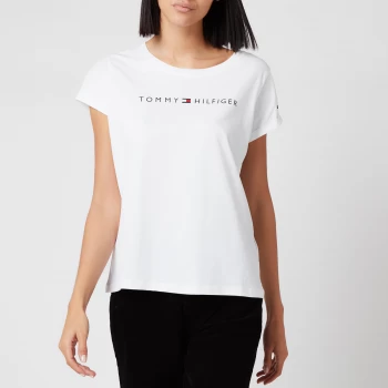 Image of Tommy Hilfiger Womens Tommy Original Short Sleeve T-Shirt - White - L