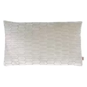 Image of Rialta Geometric Rectangular Cushion Pebble