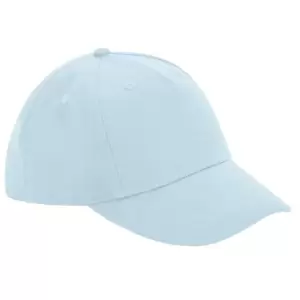 Image of Beechfield Childrens/Kids Organic Cotton 5 Panel Baseball Cap (One Size) (Powder Blue)