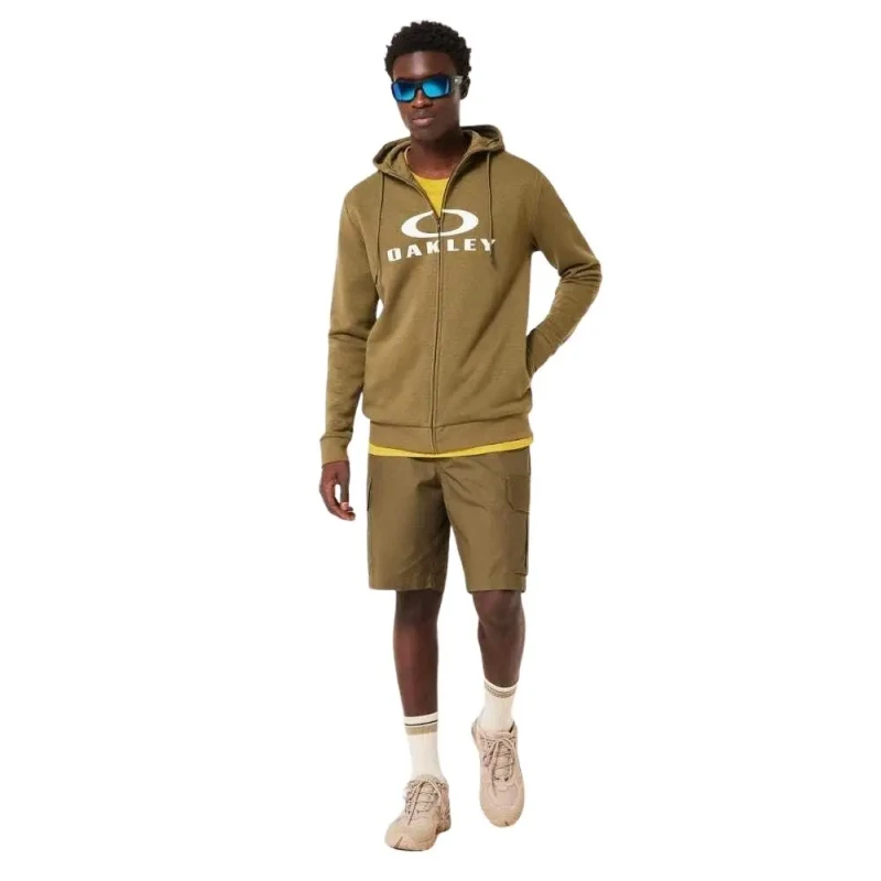 Image of Oakley Full zip hoodie Oakley Bark 2.0 Vert Male S FOA402598-7CE