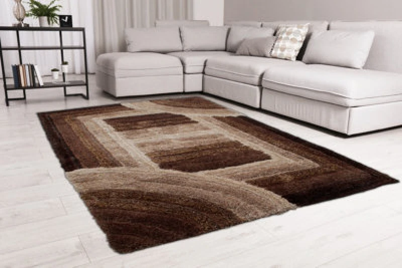 Image of Ds Living Ultra Plush Trellis Latte Rug