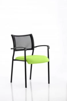 Image of Brunswick Bespoke Colour Seat Black Frame Myrrh Green