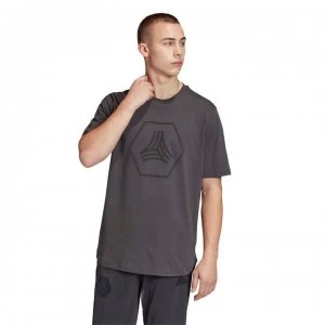 Image of adidas Mens Football Tango Logo T-Shirt - Grey