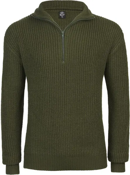 Image of Brandit Marine Troyer Knit jumper olive XXL Men
