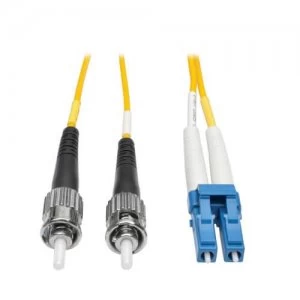 Image of Tripp Lite Duplex Singlemode 8.3 125 Fiber Patch Cable Lc St 3m