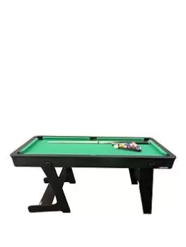 Image of Viavito Pt100X 5ft Folding Pool Table For Easy Convenient Storage With Accessories