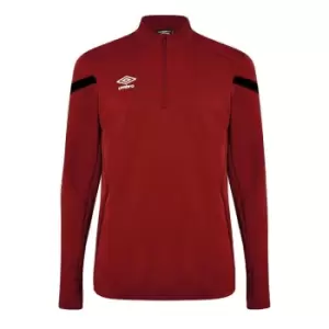 Image of Umbro Club Half Zip Top Mens - Red