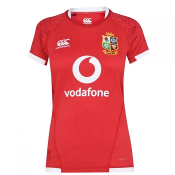 Image of Canterbury British and Irish Lions Pro Shirt 2021 Ladies - TANGO RED