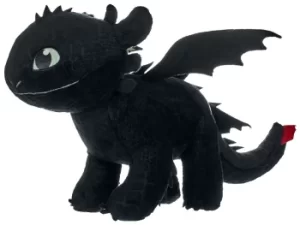 Image of How To Train Your Dragon 3 Toothless (Glow in the Dark) Stuffed Figurine black