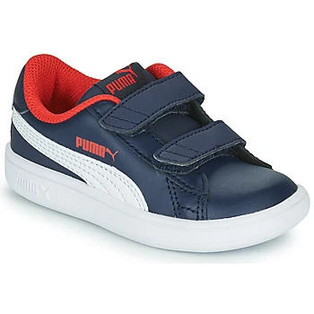 Image of Puma SMASH boys's Childrens Shoes Trainers in Blue