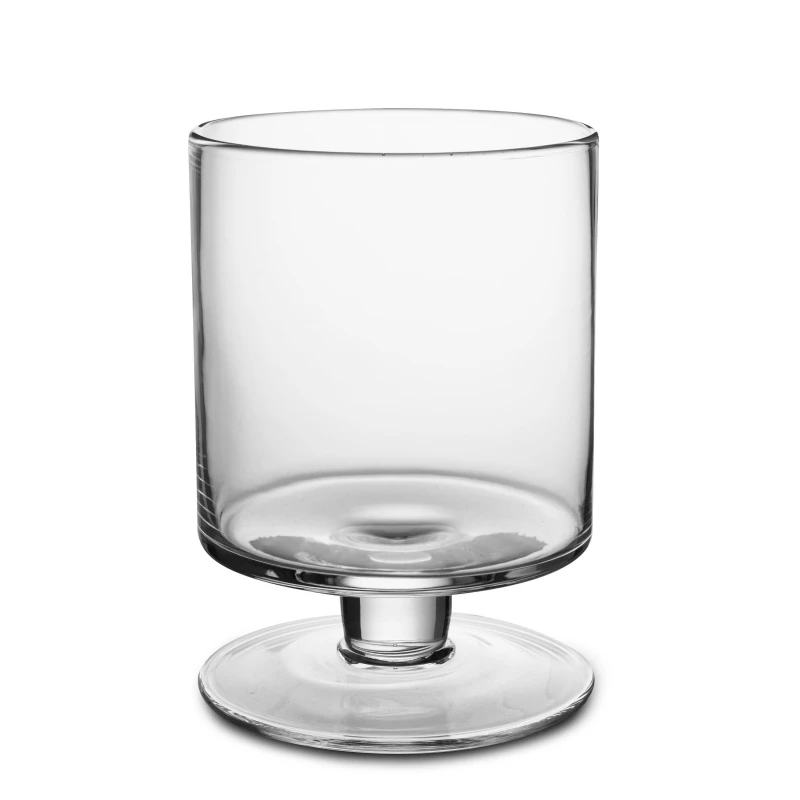 Image of Hotel Collection Glass Candle Holder - Clear Clear 15.5x11M