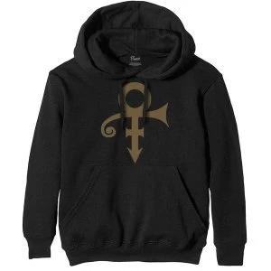 Image of Prince - Symbol Unisex Medium Pullover Hoodie - Black
