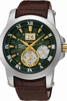 Image of Mens Seiko Premier Kinetic Watch SNP127P1