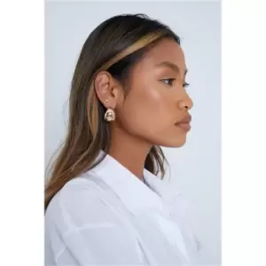 Image of I Saw It First Gold Chunky Huggy Hoops - Metallics
