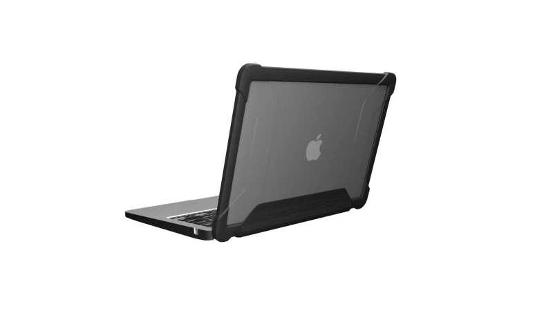 Image of Back to the Office MAXCases Extreme Shell-L for MacBook Air 13.6" (2022 M2) & MacBook Air 13.6 M3 (A3113) & MacBook Air 13.6" M4 (2025) (Black/Clear)