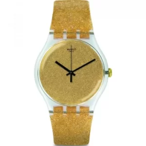 Image of Unisex Swatch Nuit Doree Watch