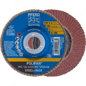 Image of PFERD 67749125 POLIFAN-serrated washer PFC 125 A 120 PSF STEELOX Diameter 125mm 10 pc(s)