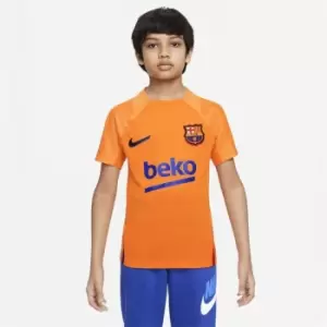 Image of Nike FCB Strike Tee Junior Boys - Orange