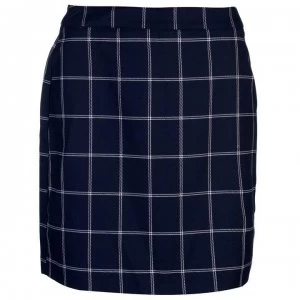 Image of Vero Moda Vero Bell Check Skirt - Night Sky