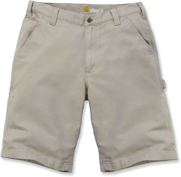 Image of Carhartt Rigby Dungaree Shorts, beige, Size 40