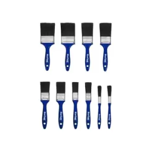 Image of BlueSpot Tools 36018 Synthetic Workshop Paint Brush Set 10 Piece B/S36018