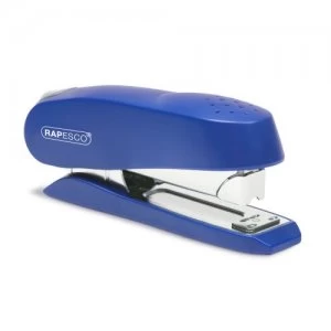 Image of Rapesco Luna Half Strip Front Loading Stapler 20 Sheets Blue