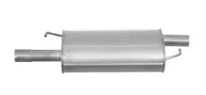 Image of IZAWIT Middle Silencer VW 23.104 7H0253209Q Middle Exhaust,Central Silencer,Middle Silencer