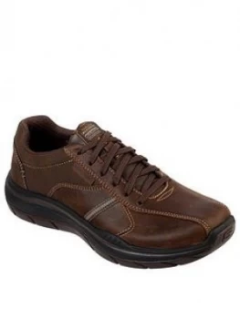 Image of Skechers 2.0 Belfair Lace Up Shoe - Brown